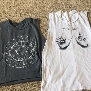 Vintage brandy graphic tanks